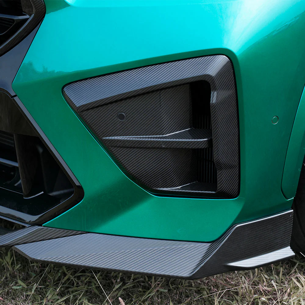 SQ Style Carbon Fiber Front Air Duct - BMW F95 X5M & F96 X6M