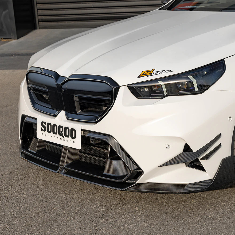 SQ Style Carbon Fiber Front Bumper Center Trim - BMW G90/G99 M5