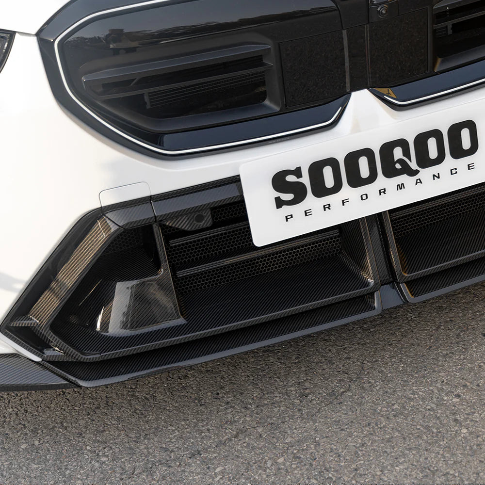 SQ Style Carbon Fiber Front Bumper Center Trim - BMW G90/G99 M5