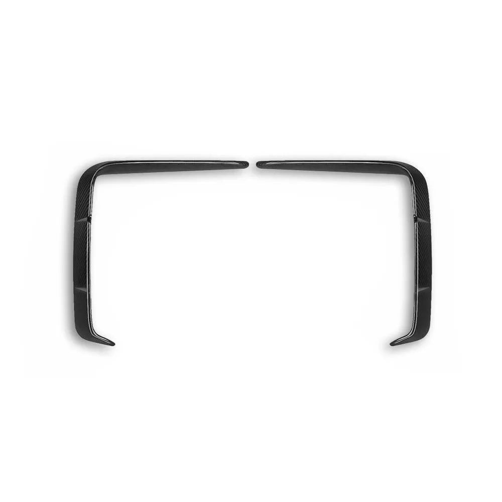 SQ Style Carbon Fiber Front Bumper Splitters - BMW G22/G23 4 Series