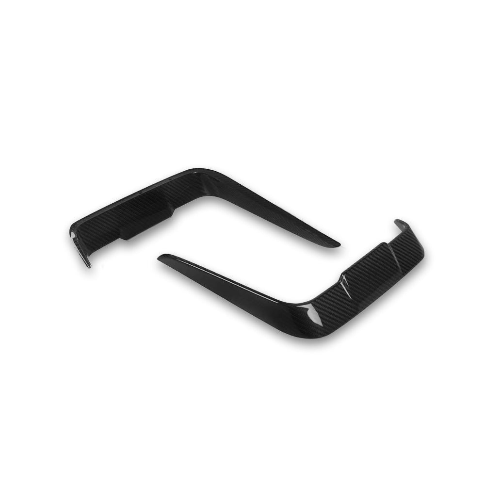 SQ Style Carbon Fiber Front Bumper Splitters - BMW G22/G23 4 Series