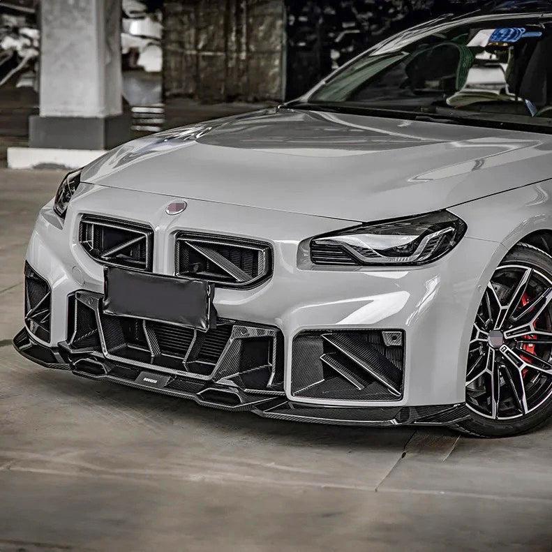 SQ Style Carbon Fiber Front Grilles - BMW G87 M2