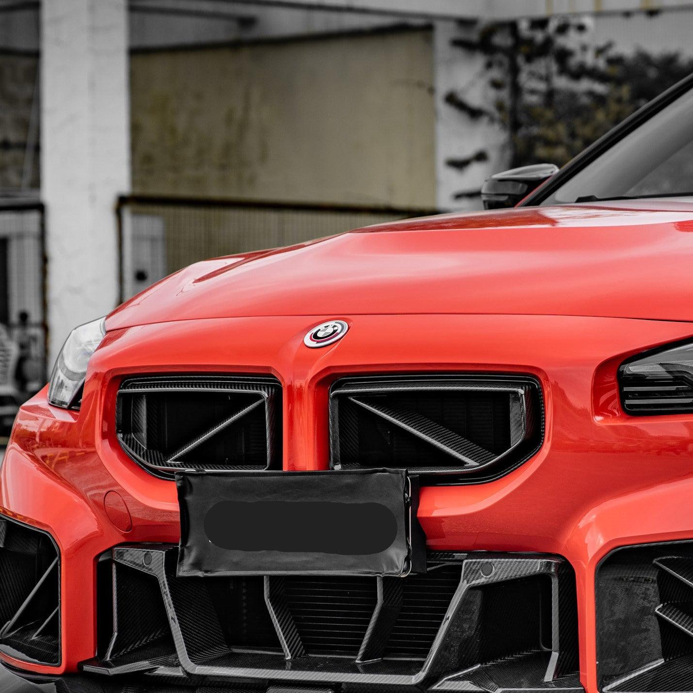 SQ Style Carbon Fiber Front Grilles - BMW G87 M2