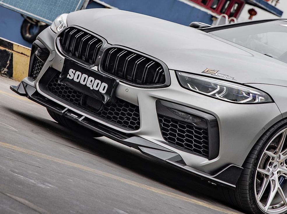 SQ Style Carbon Fiber Front Lip - BMW F91/F92/F93 M8