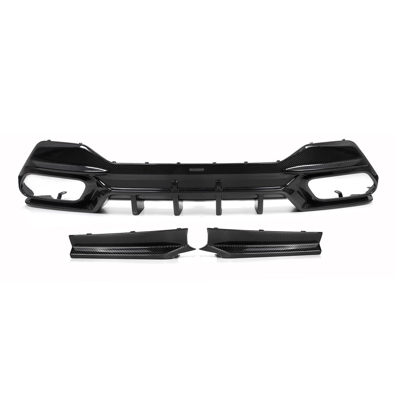 SQ Style Carbon Fiber Rear Diffuser - BMW G14/G15 8 Series