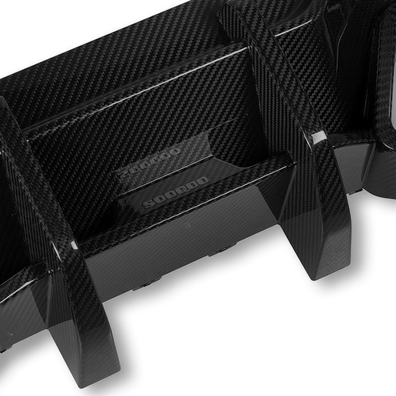 SQ Style Carbon Fiber Rear Diffuser - BMW G87 M2