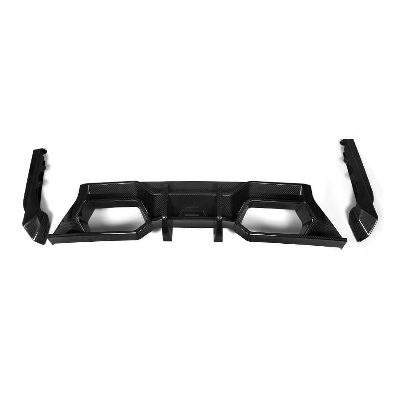 SQ Style Carbon Fiber Rear Diffuser - BMW G87 M2