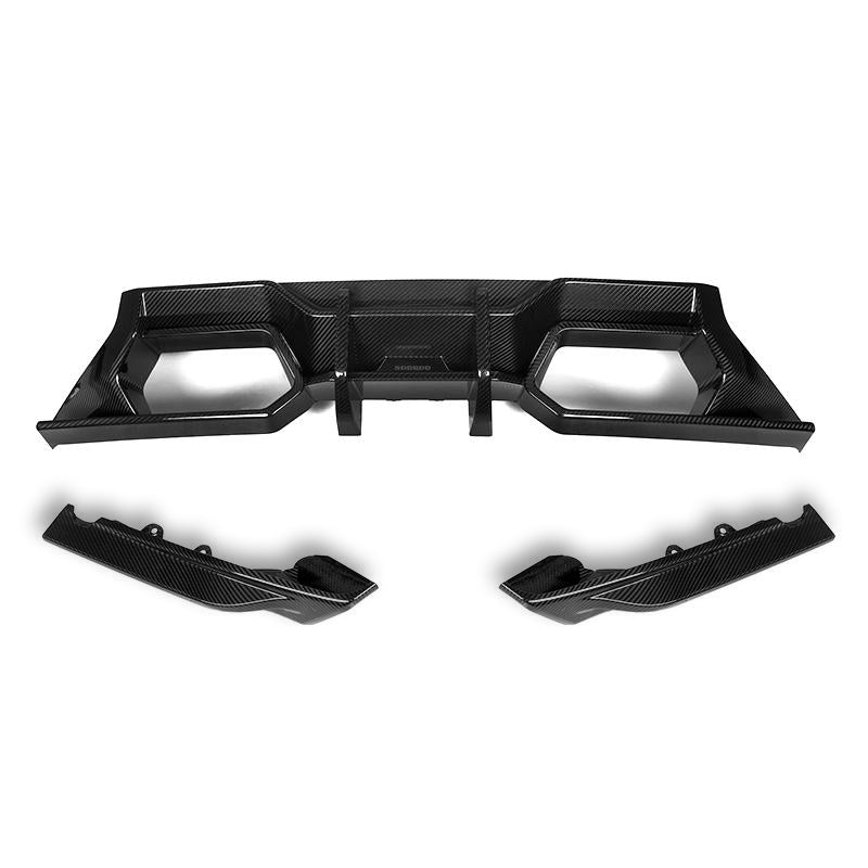 SQ Style Carbon Fiber Rear Diffuser - BMW G87 M2