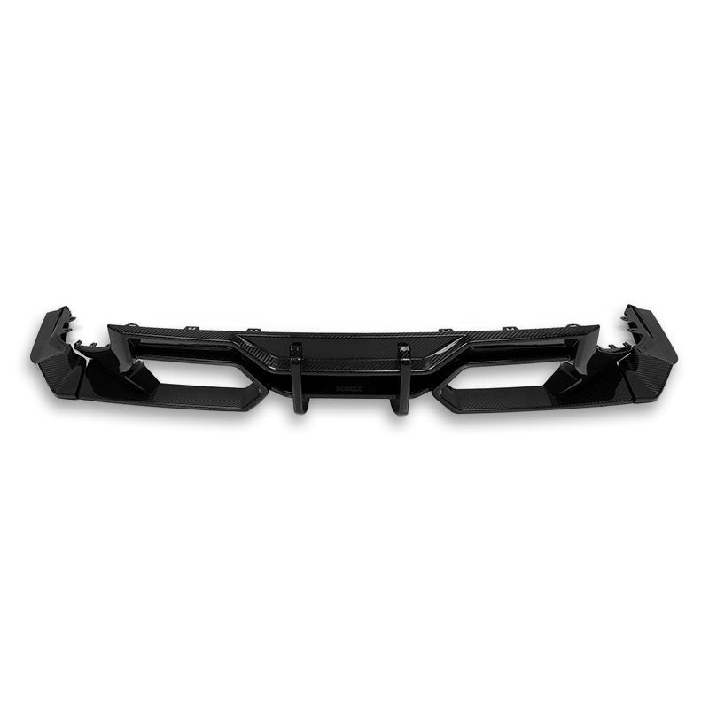 SQ Style Carbon Fiber Rear Diffuser - BMW G87 M2