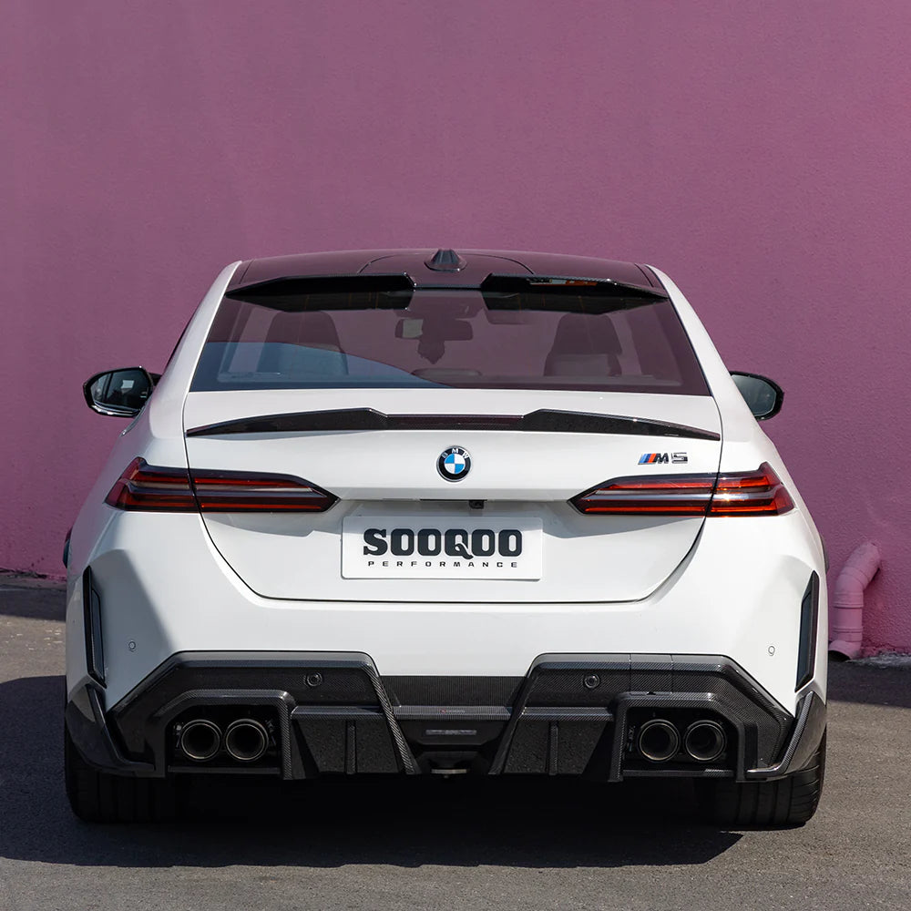 SQ Style Carbon Fiber Rear Diffuser V2 - BMW G90/G99 M5