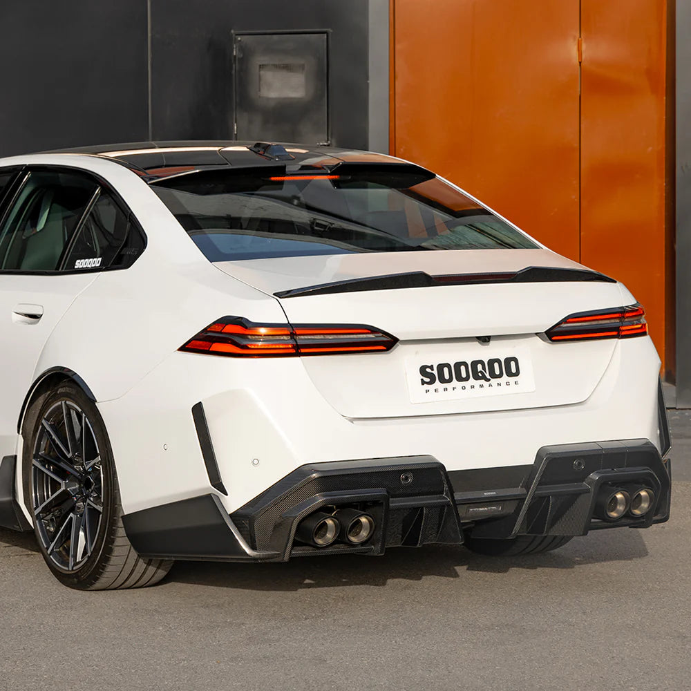 SQ Style Carbon Fiber Rear Diffuser V2 - BMW G90/G99 M5