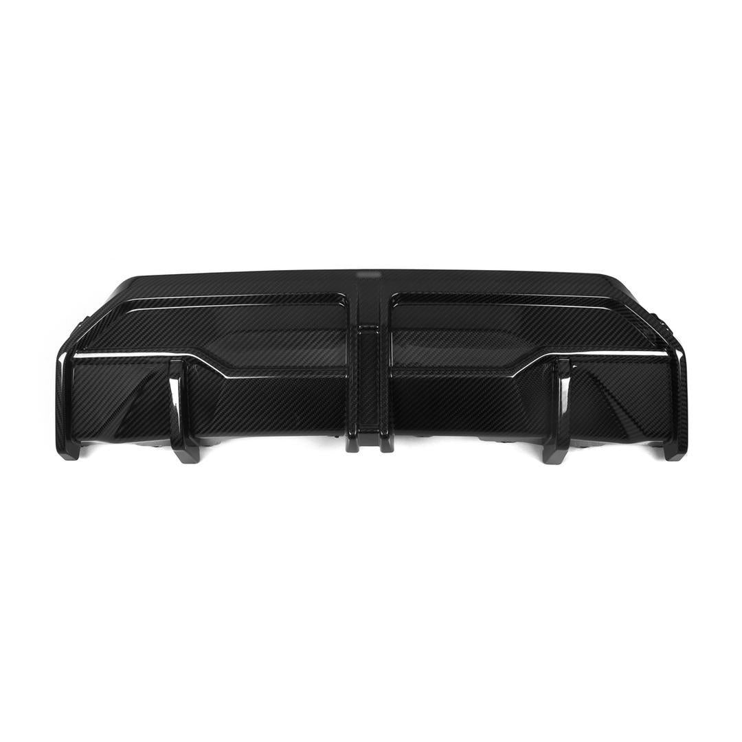 SQ Style Carbon Fiber Rear Diffuser with Brake Light - BMW G42 2 Series