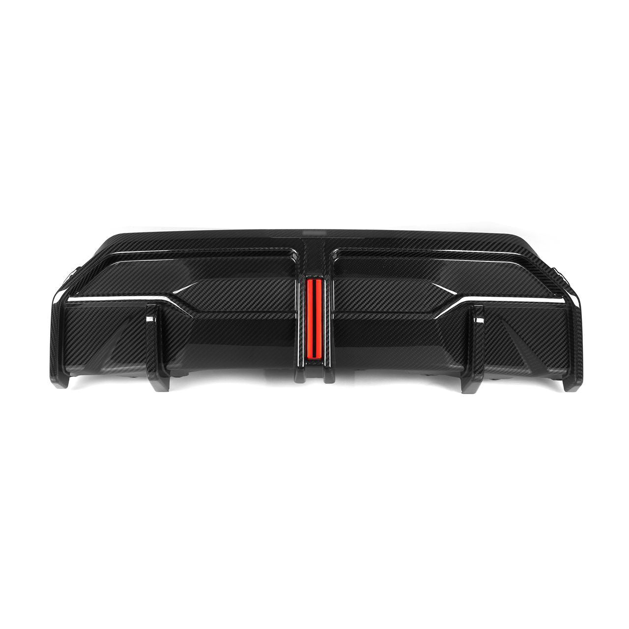 SQ Style Carbon Fiber Rear Diffuser with Brake Light - BMW G42 2 Series