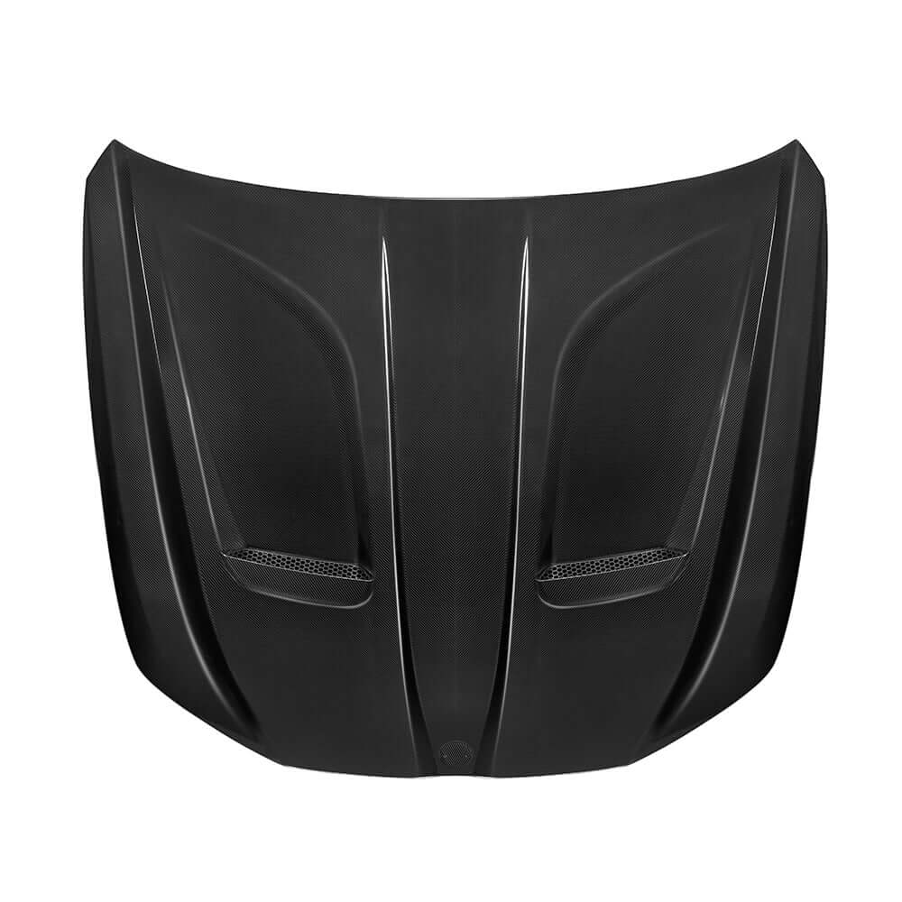 SQ Style Vented Carbon Fiber Front Hood - BMW G90/G99 M5