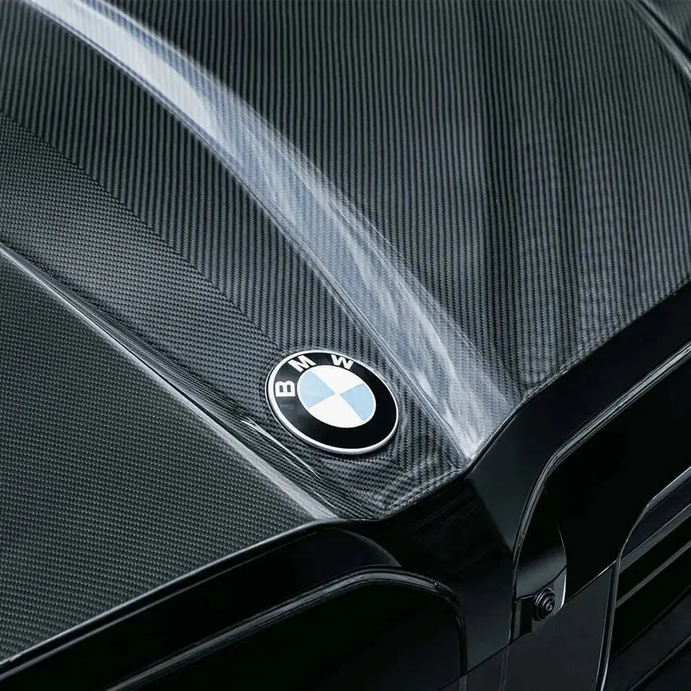 SQ Style Vented Carbon Fiber Front Hood - BMW G90/G99 M5