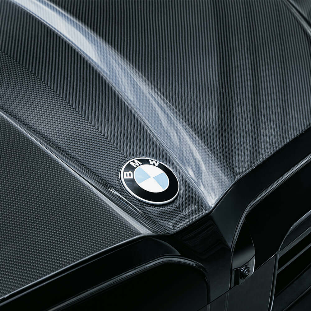 SQ Style Vented Carbon Fiber Front Hood - BMW G90/G99 M5