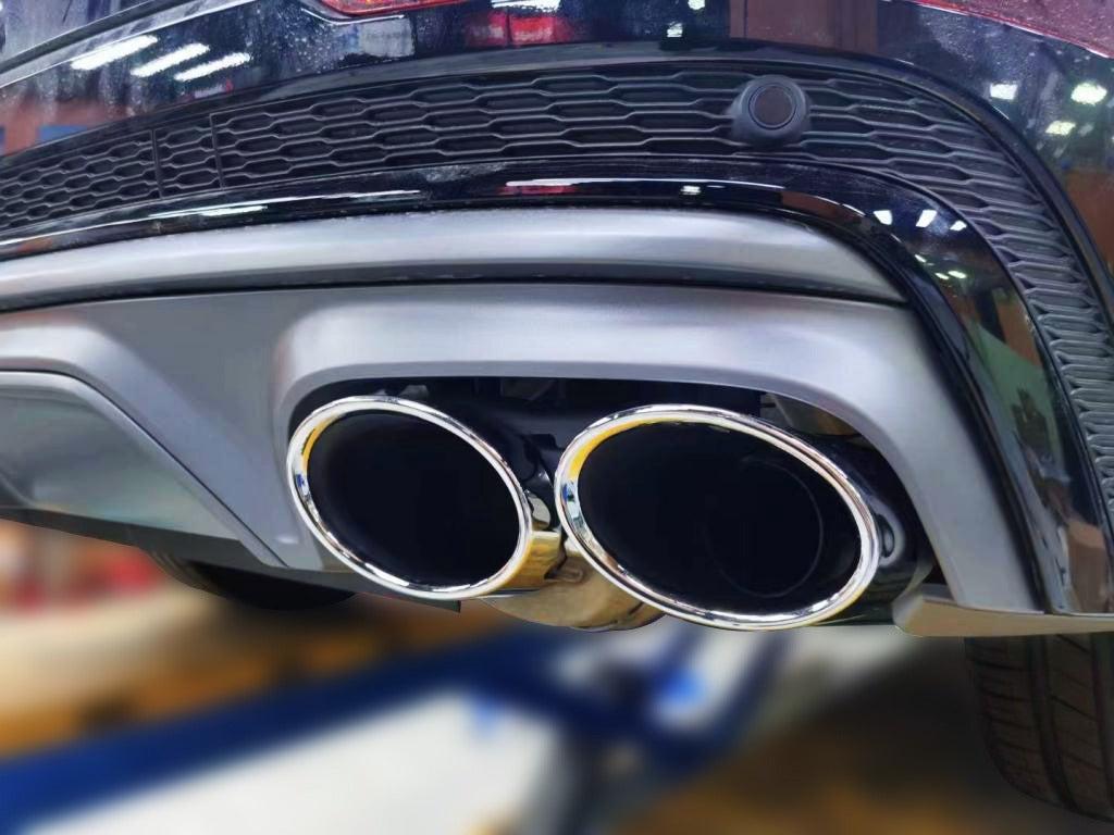 SQ8 Style Rear Diffuser With Quad Tips - Audi SQ8 / Q8 S Line