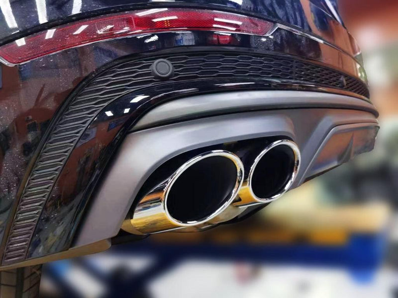 SQ8 Style Rear Diffuser With Quad Tips - Audi SQ8 / Q8 S Line