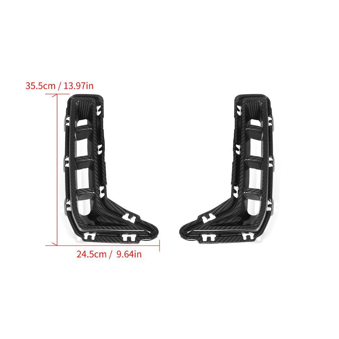 MP Style Carbon Fiber Front Side Vent - BMW G05 X5 LCI