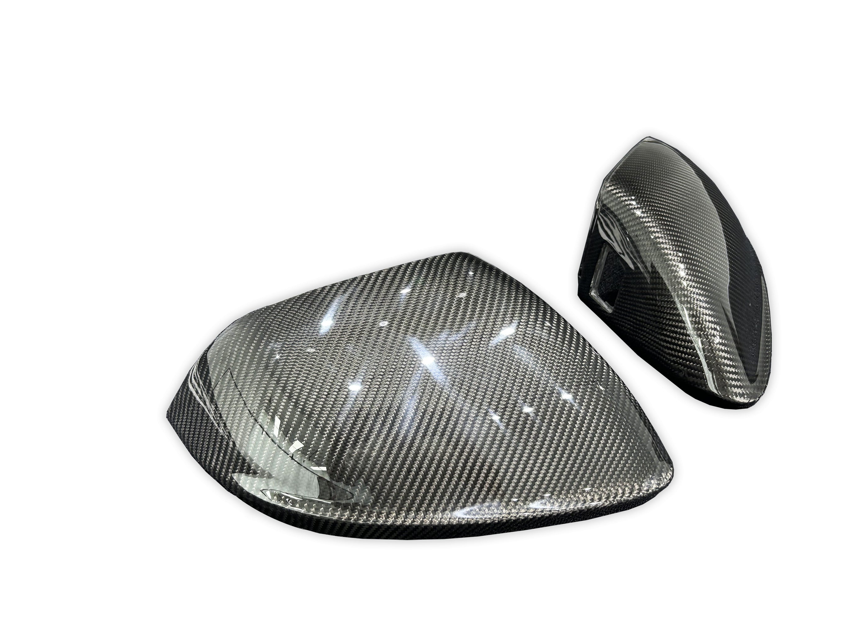 TC Style Carbon Fiber Mirror Cap Set - Lamborghini Urus