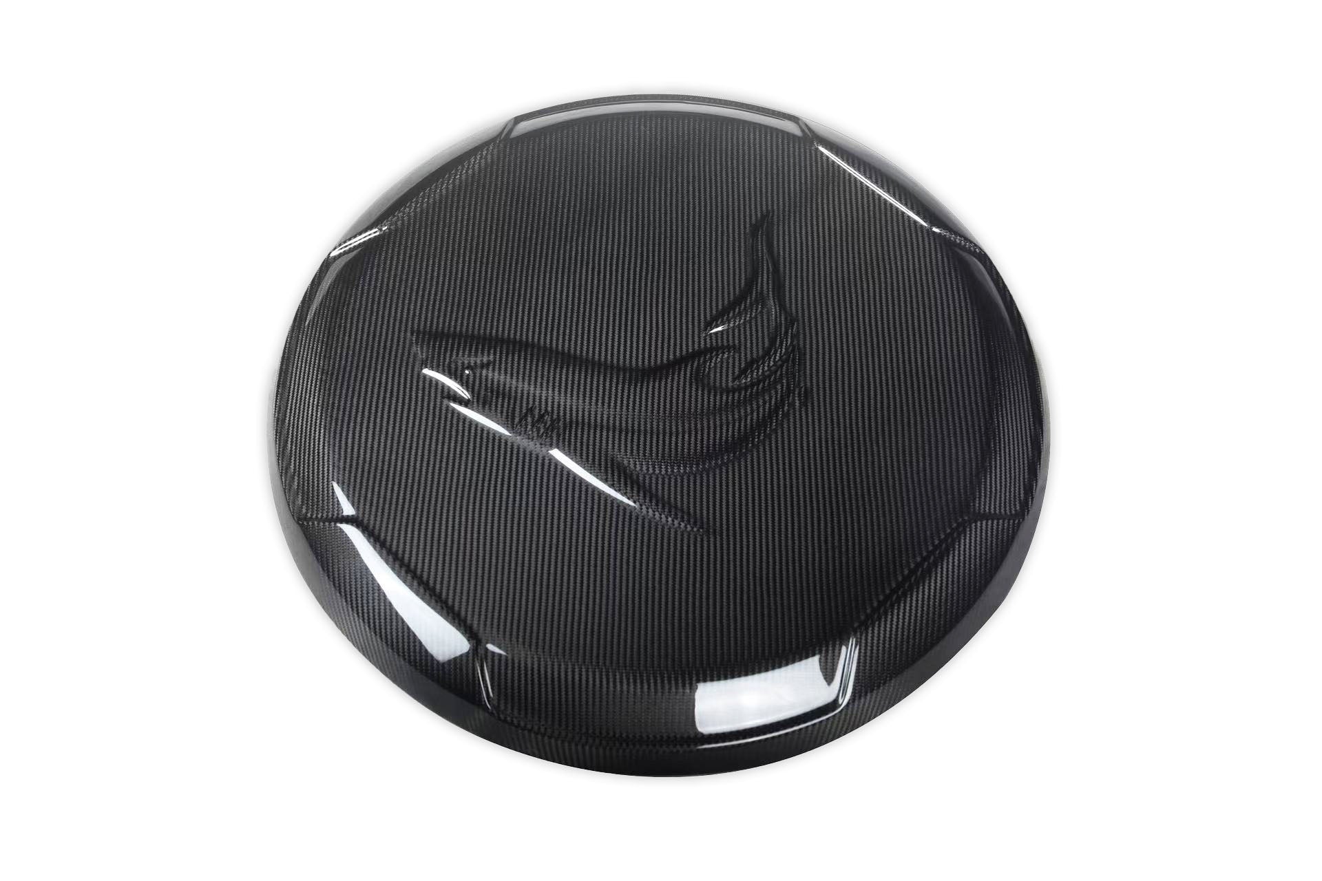 TC Style Carbon Fiber Rear Spare Wheel Cover - G Wagon W464 G350 & G500 & G63