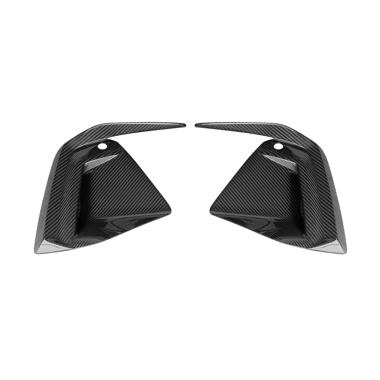 TK Style Carbon Fiber Front Bumper Air Ducts - BMW G60 5 Series