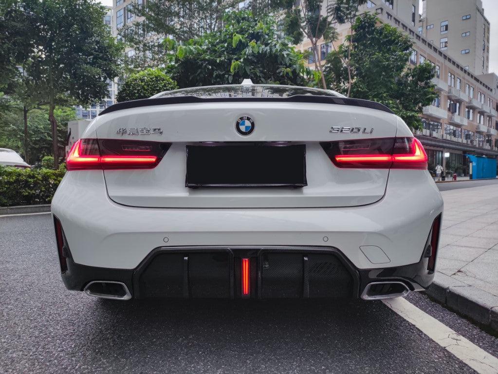 TK Style Carbon Fiber Rear Diffuser - BMW G20 3 Series