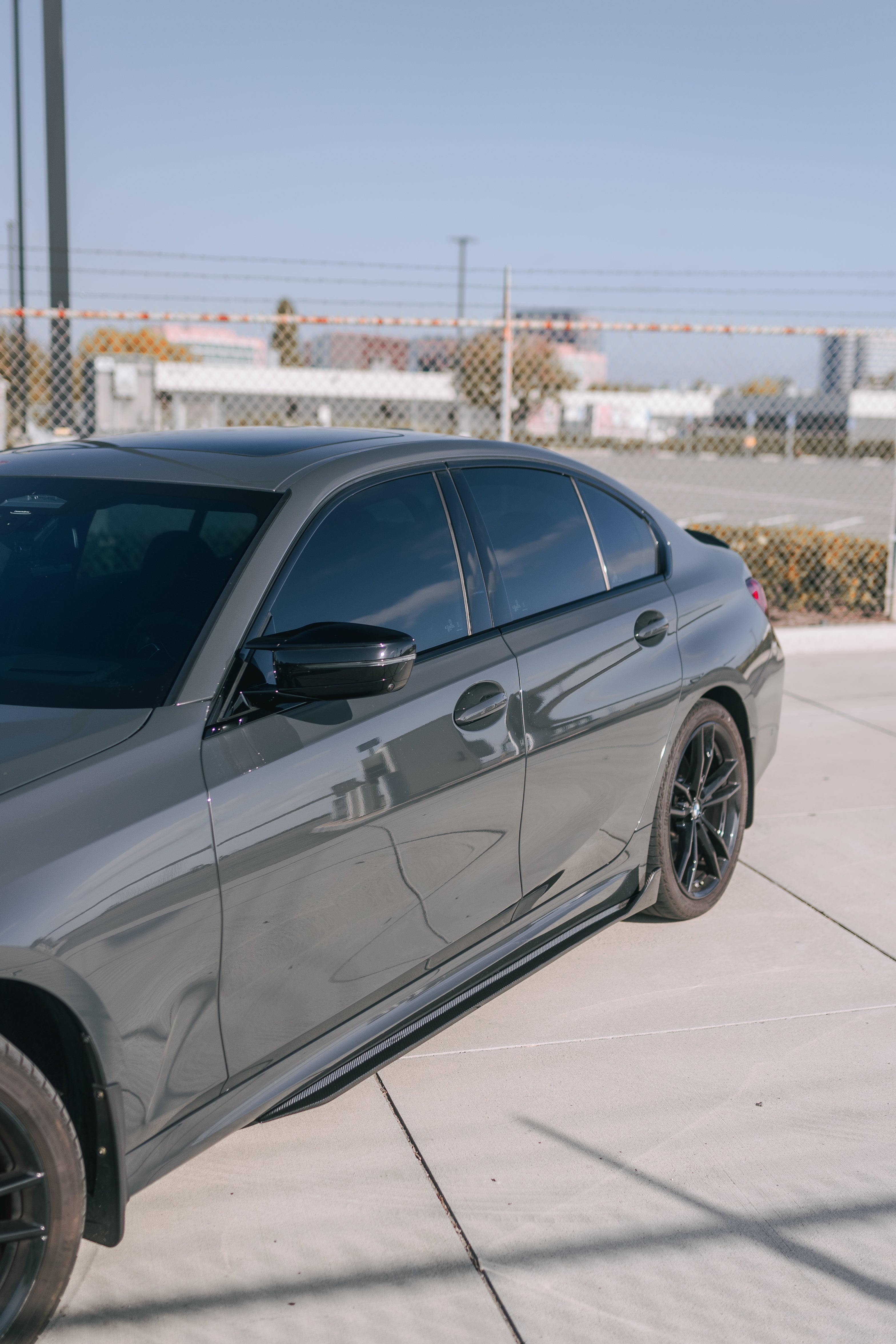 TK Style Carbon Fiber Side Skirts - BMW G20 3 Series