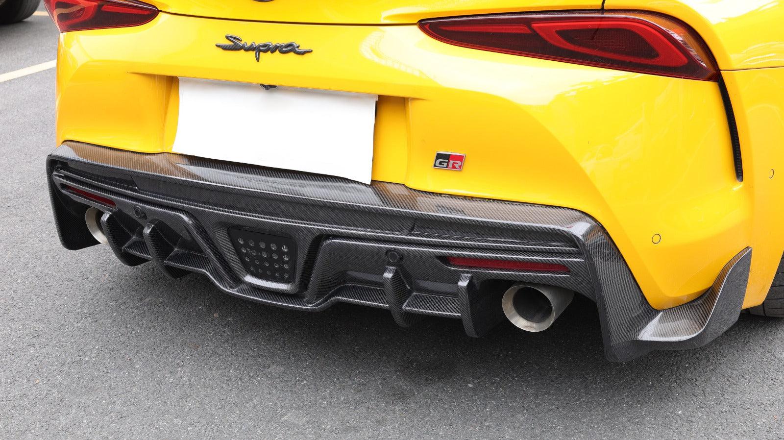 TOMS Style Carbon Fiber Rear Diffuser - Toyota A90 GR Supra