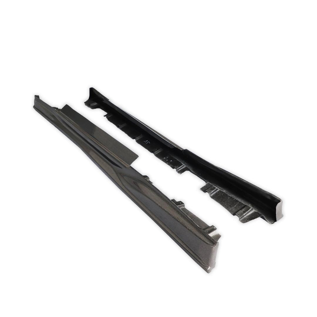 TS Style Carbon Fiber Side skirt - Nissan GT-R R35