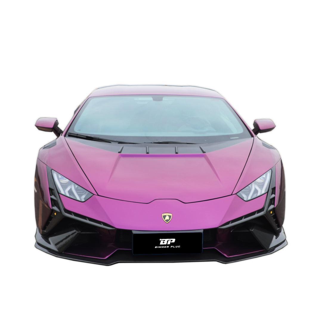 Tecnica Style Carbon Fiber Front Bumper - Lamborghini Huracán LP580 & 610