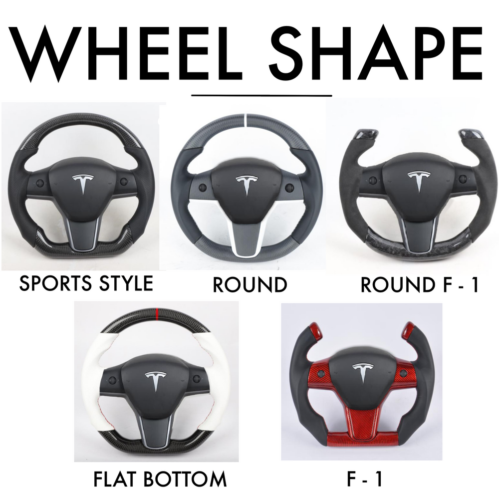 Tesla Model Y Style - Full Custom Steering Wheel