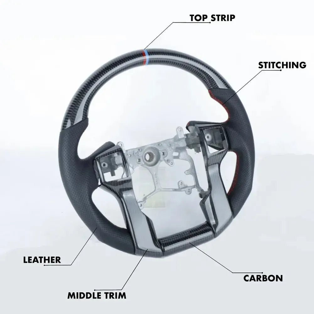 Toyota Land Cruiser Prado Style - Full Custom Steering Wheel