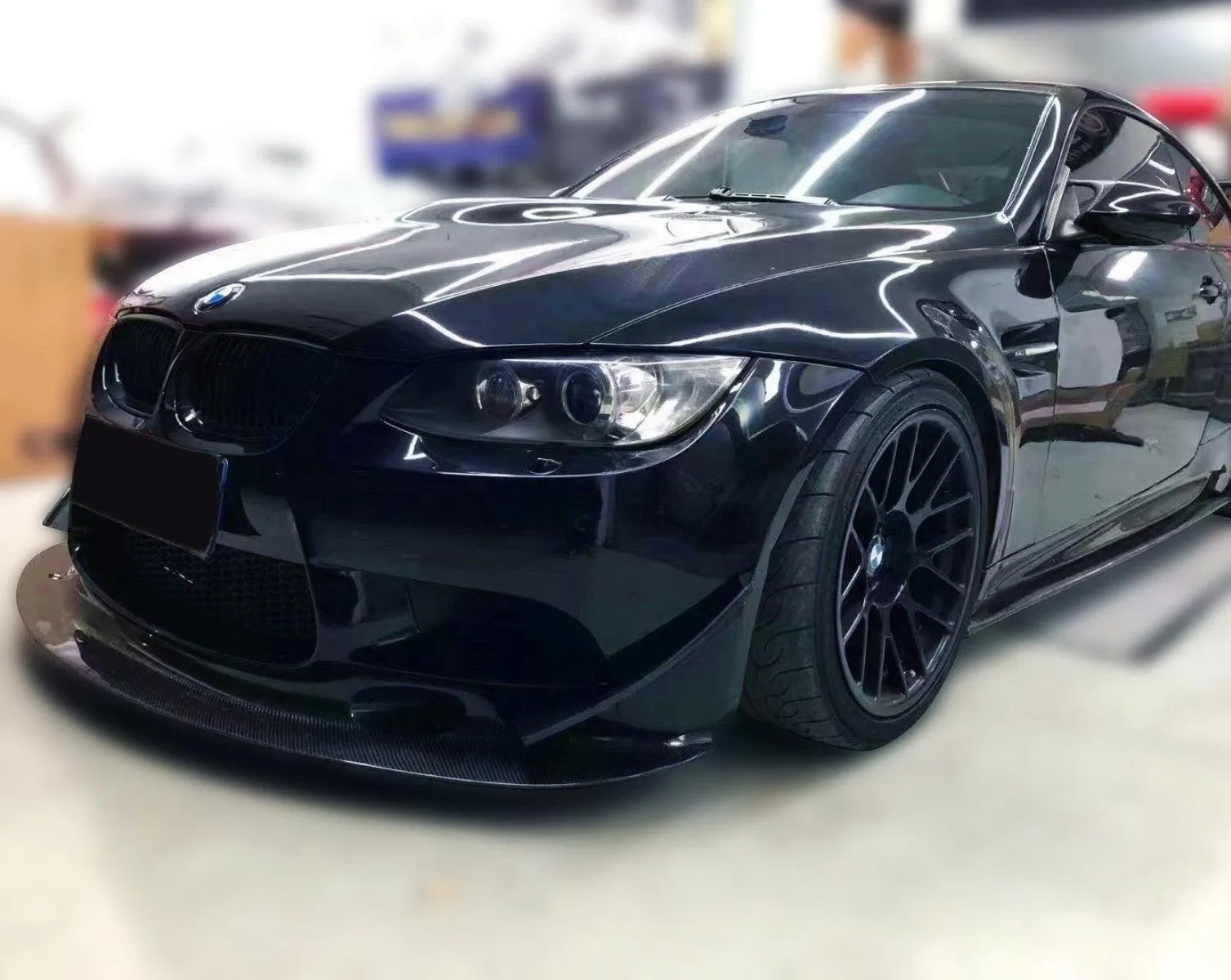 V Style Carbon Fiber Front Canards - BMW E92 / E93 M3