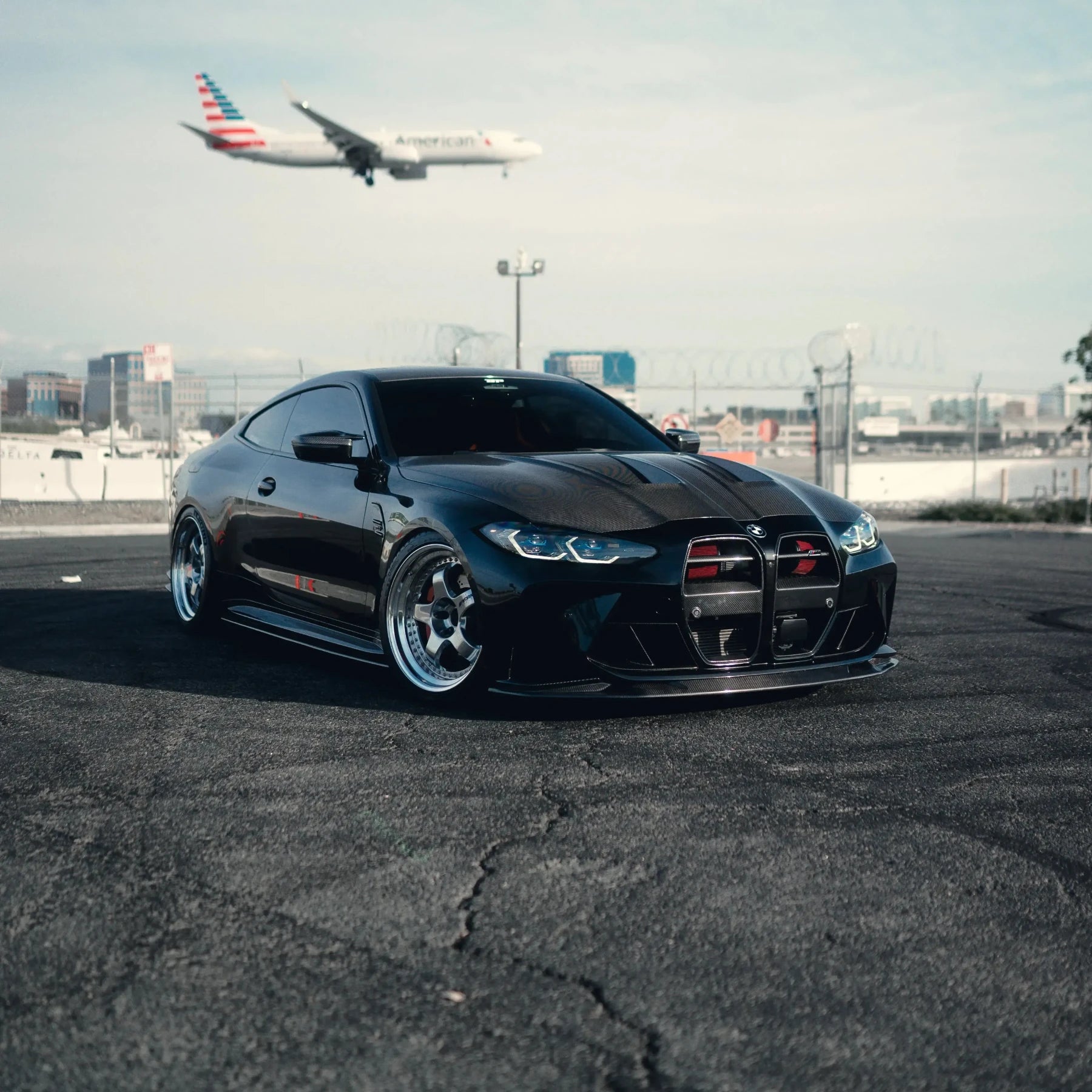 V Style Carbon Fiber Front Grilles - BMW G80 M3 & G82/G83 M4