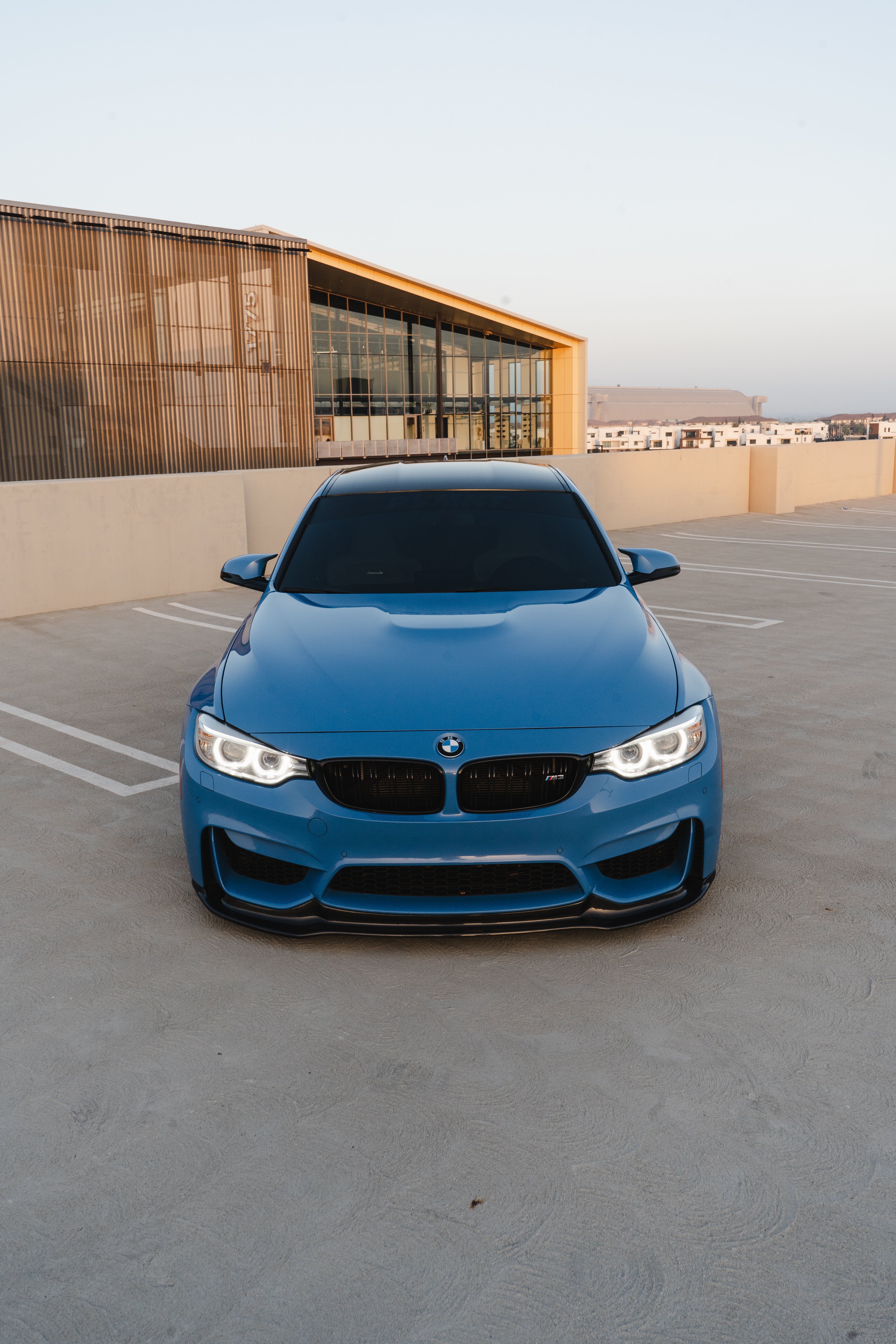 V Style Carbon Fiber Front Lip - BMW F80 M3 & F82/F83 M4