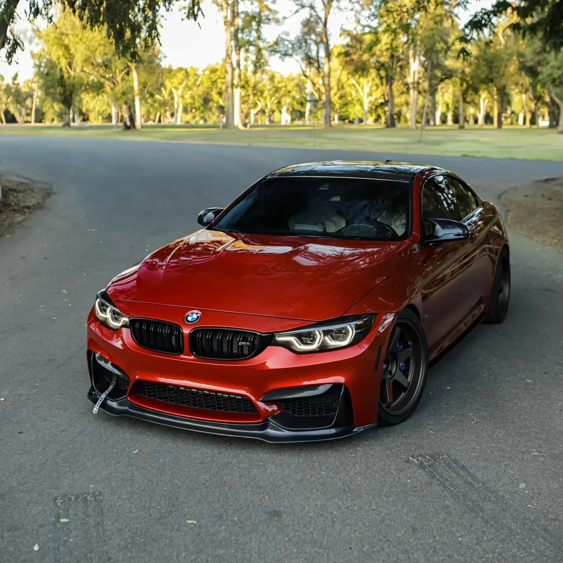 V Style Carbon Fiber Front Lip - BMW F80 M3 & F82/F83 M4