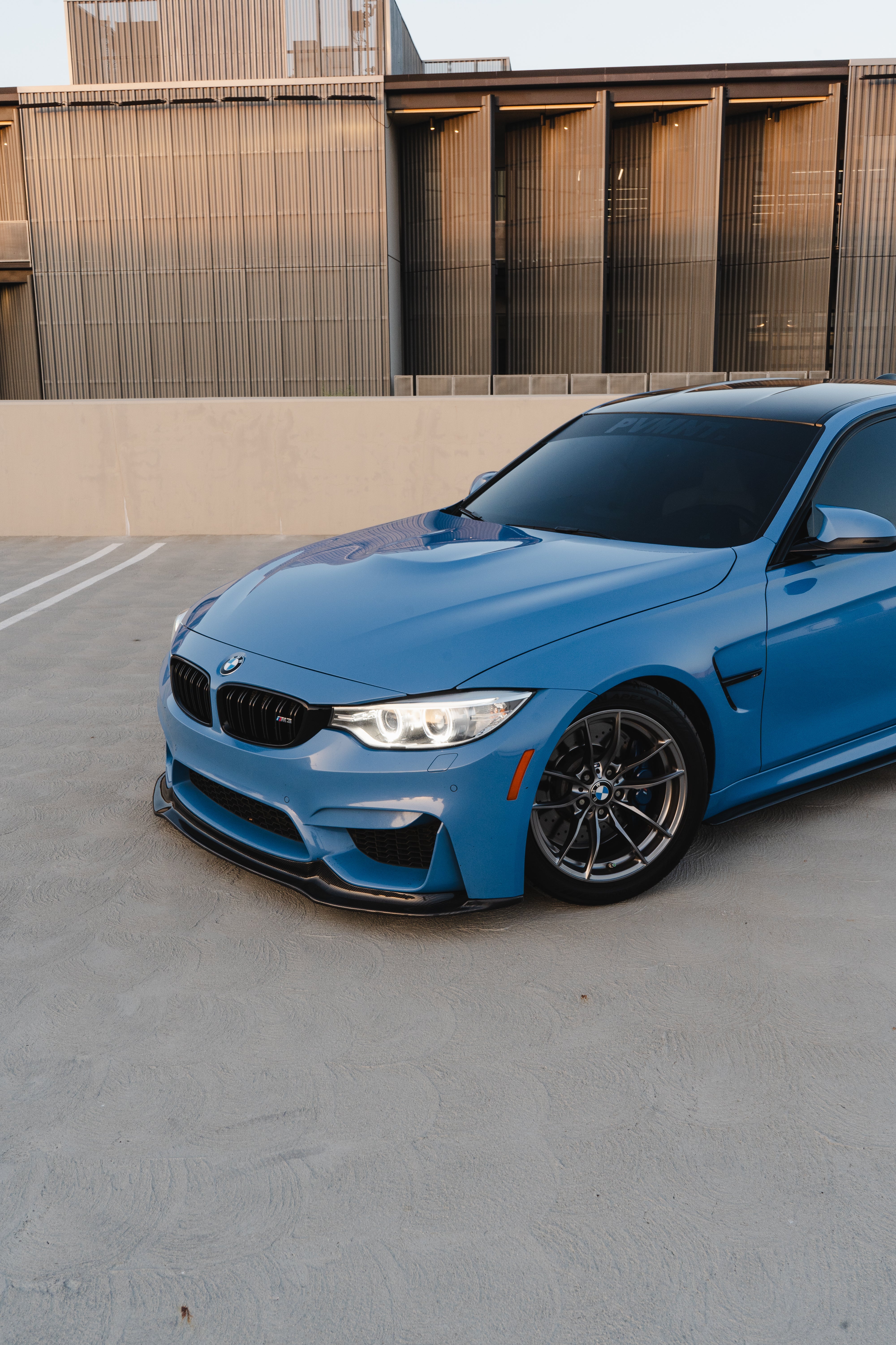 V Style Carbon Fiber Front Lip - BMW F80 M3 & F82/F83 M4