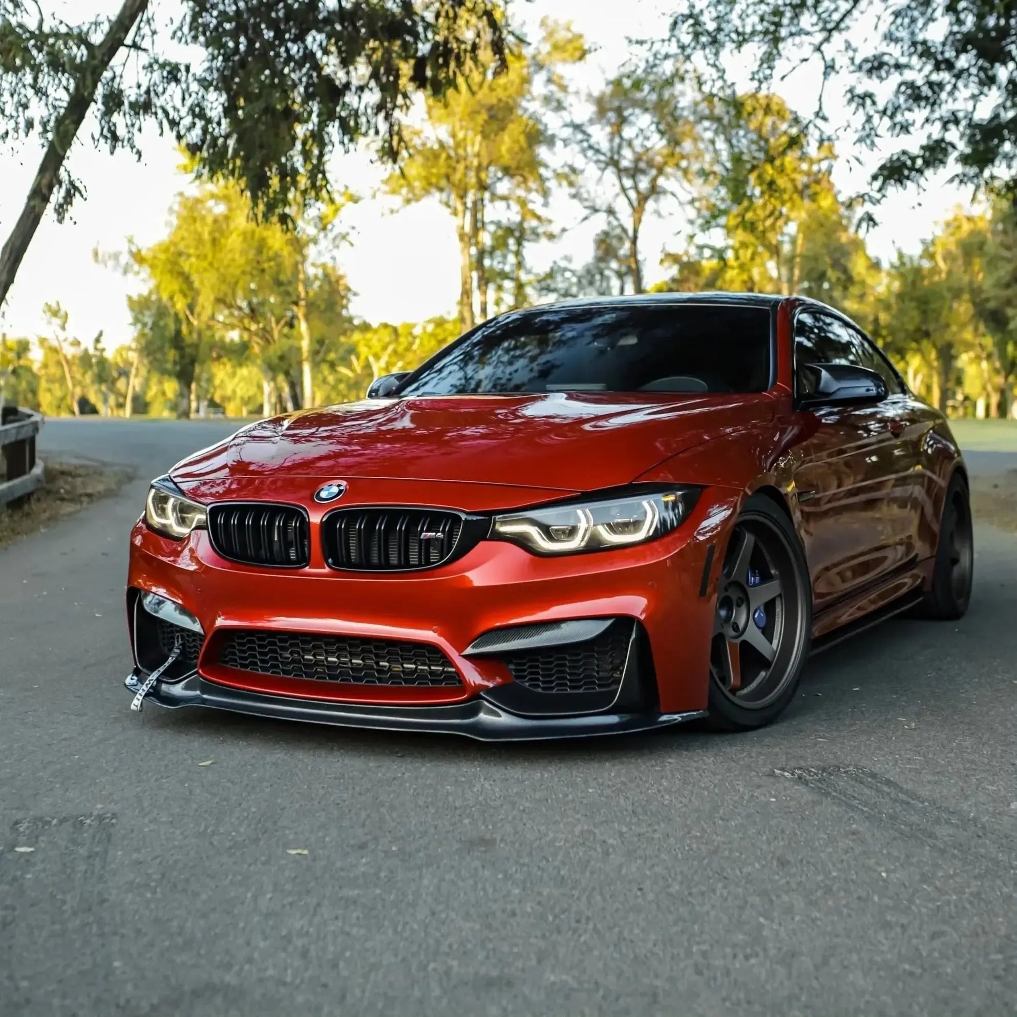V Style Carbon Fiber Front Lip - BMW F80 M3 & F82/F83 M4