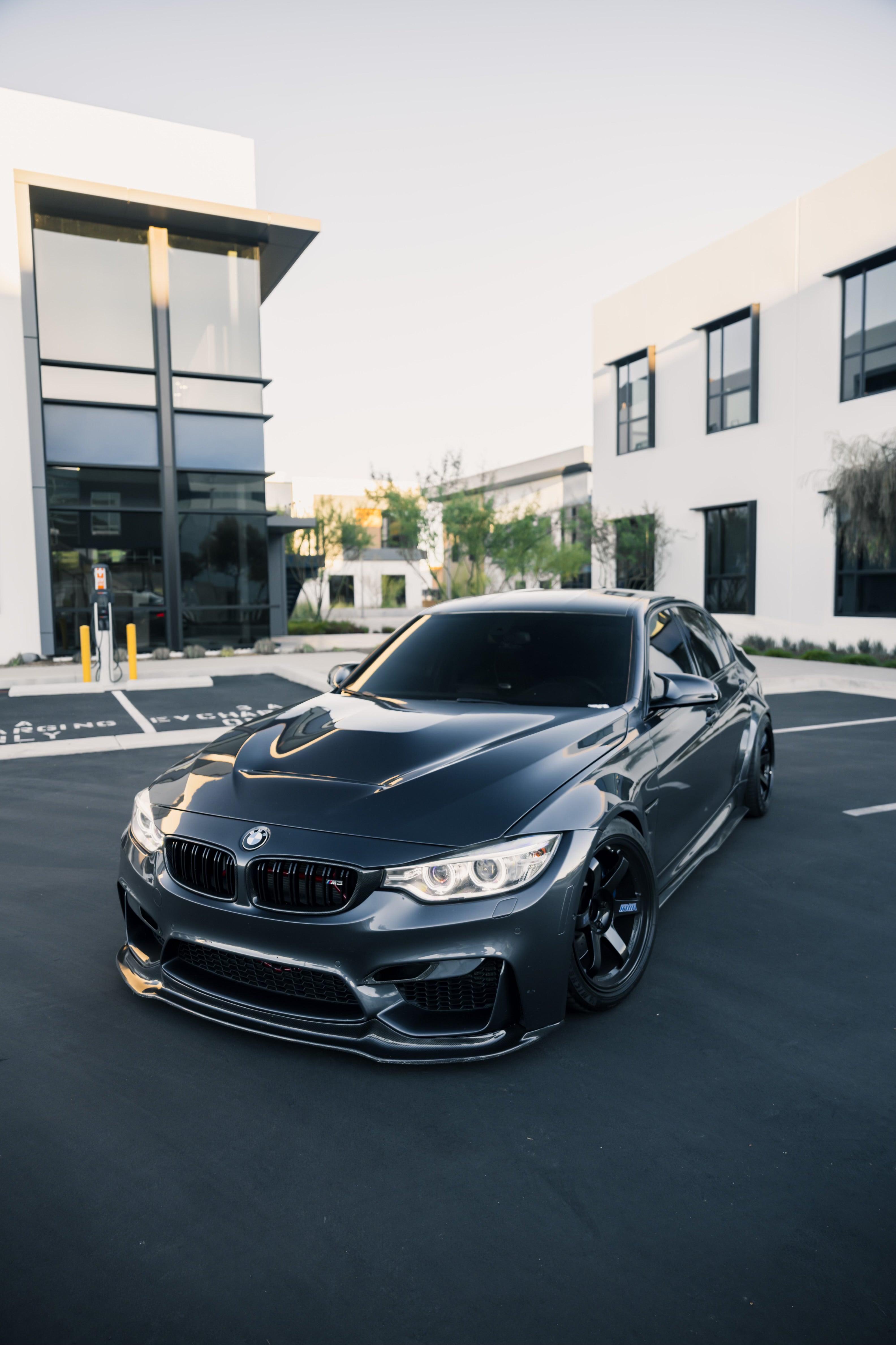 V Style Carbon Fiber Front Lip - BMW F80 M3 & F82/F83 M4