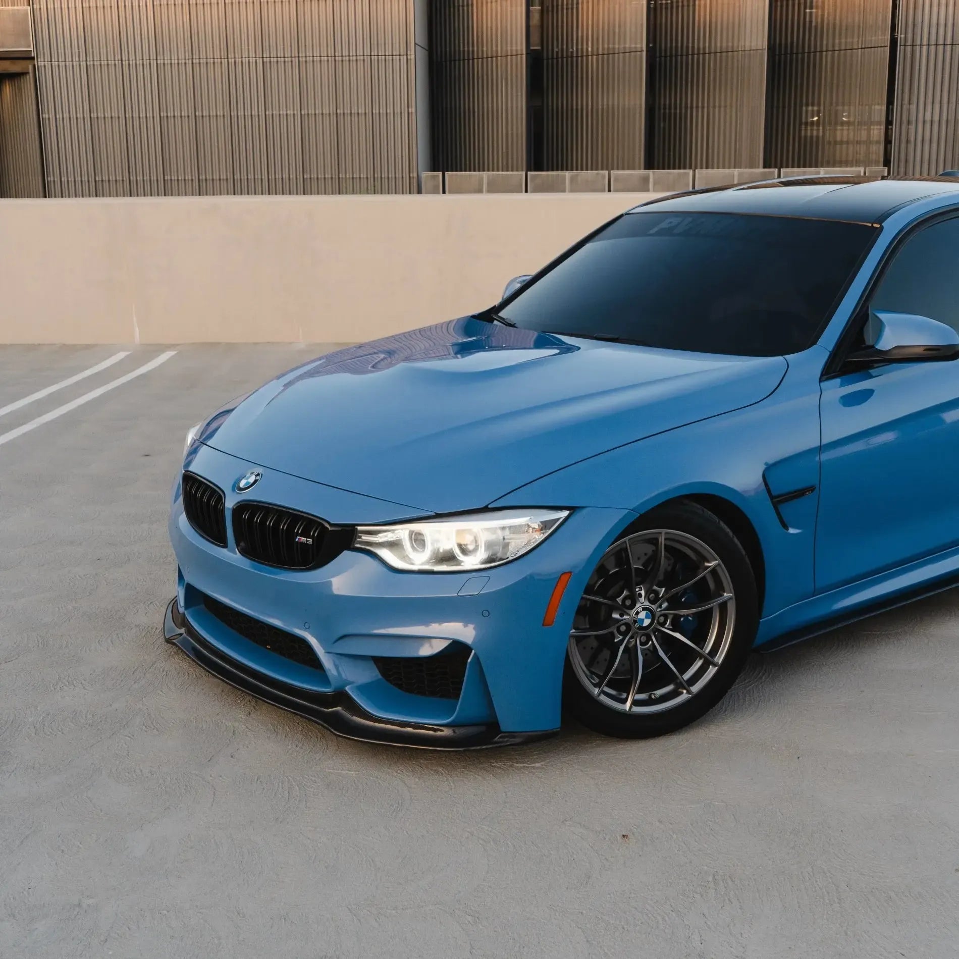 V Style Carbon Fiber Front Lip - BMW F80 M3 & F82/F83 M4