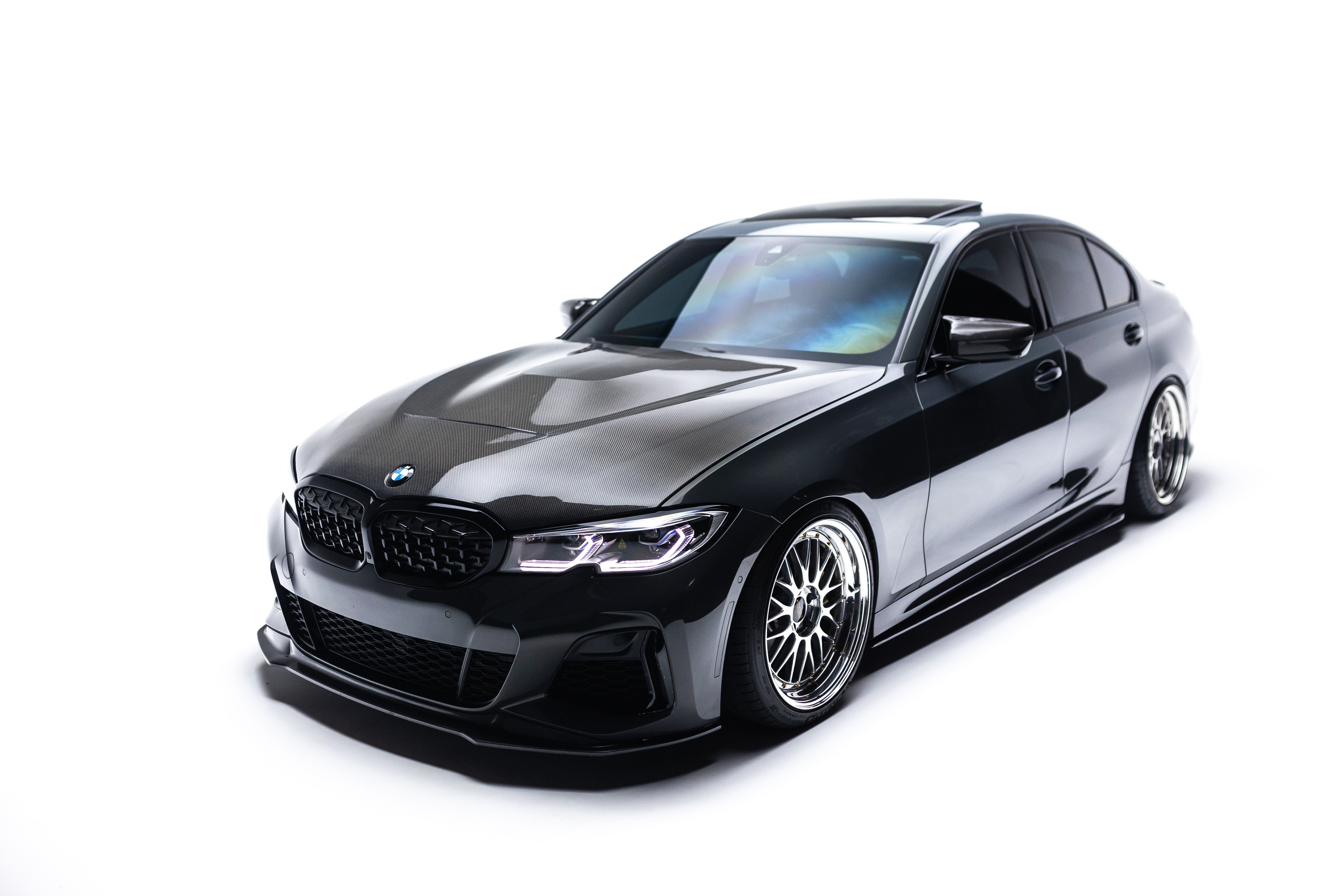 V Style Carbon Fiber Front Lip - BMW G20 M340i