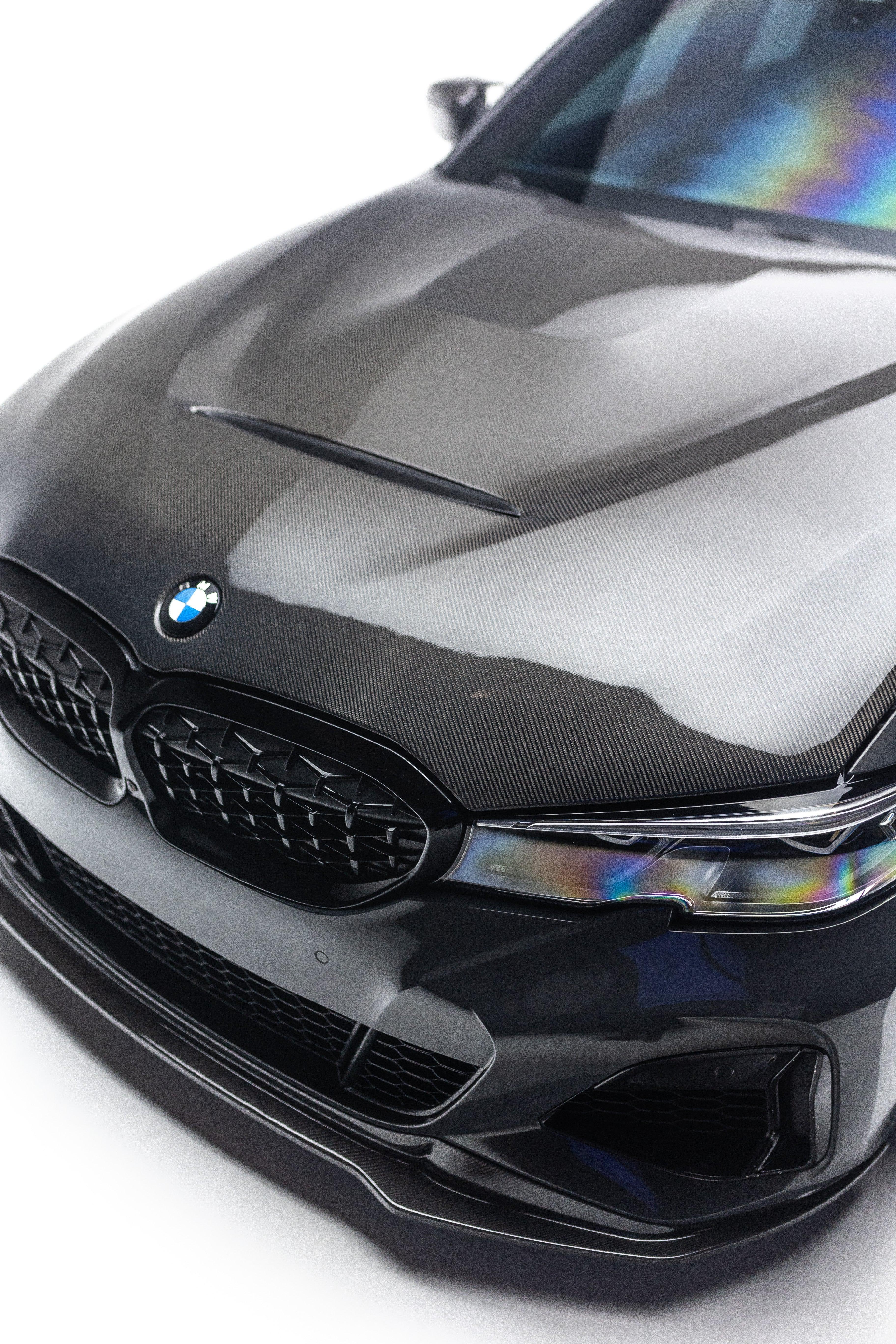 V Style Carbon Fiber Front Lip - BMW G20 M340i