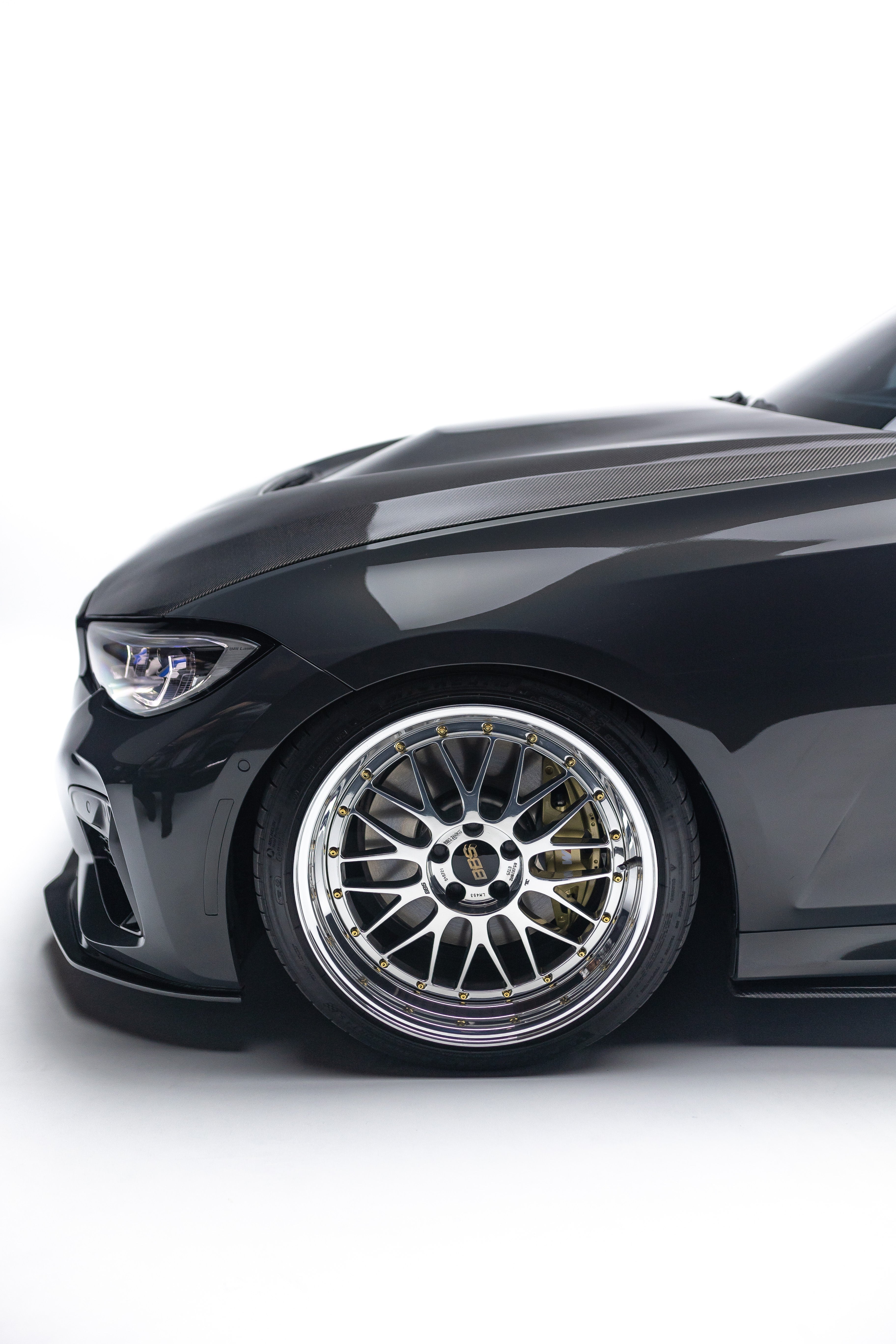 V Style Carbon Fiber Front Lip - BMW G20 M340i