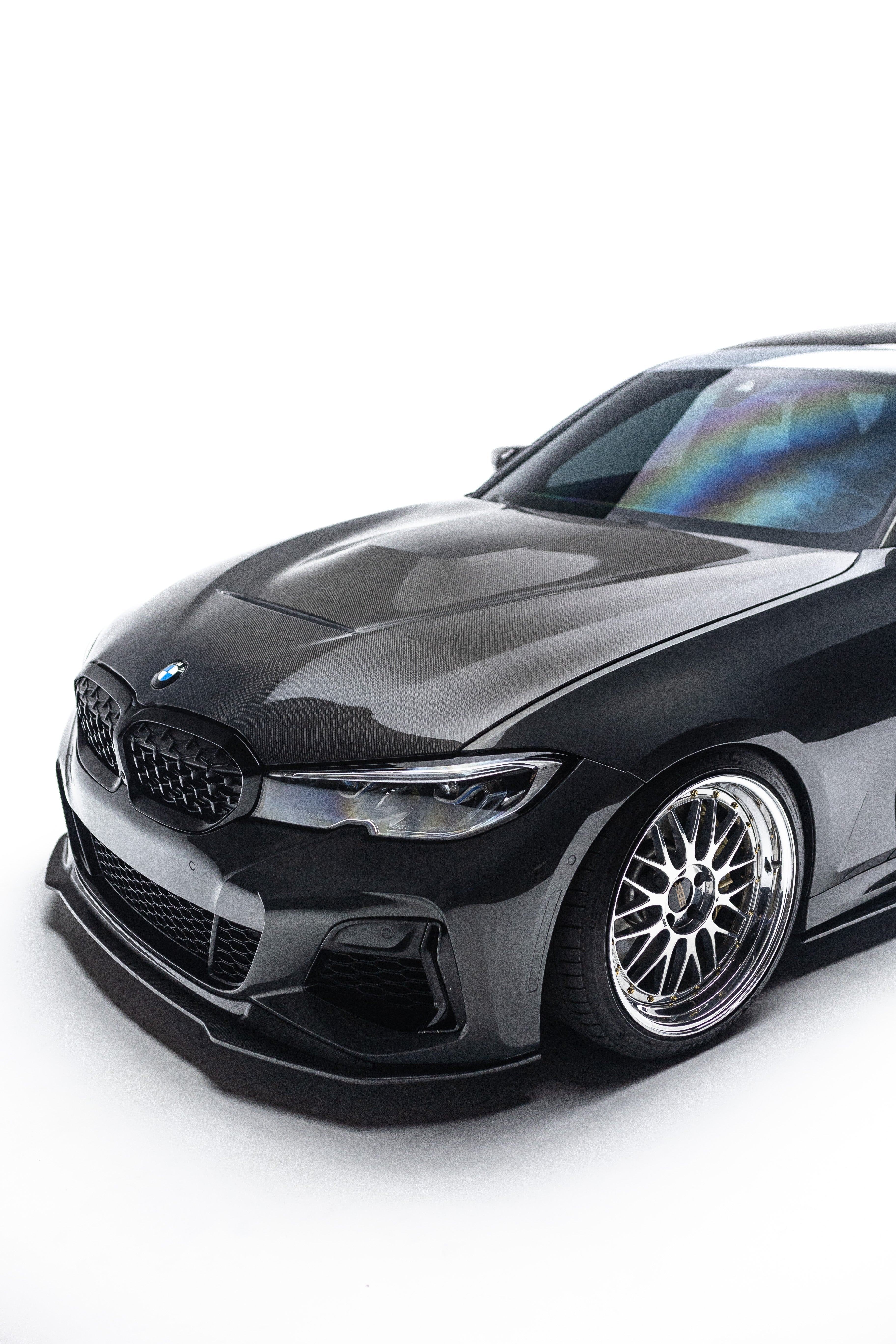 V Style Carbon Fiber Front Lip - BMW G20 M340i