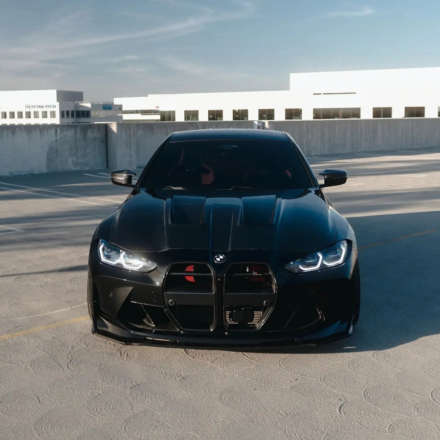 V Style Carbon Fiber Front Lip