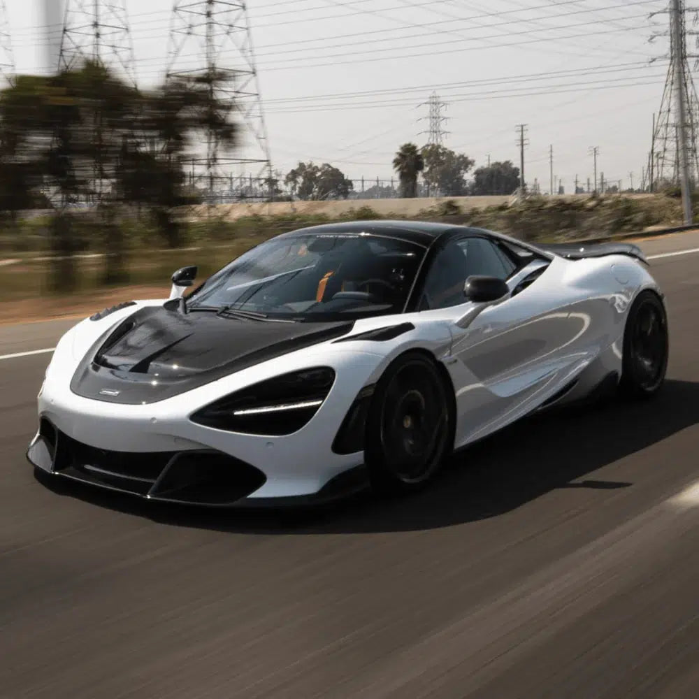 V Style Carbon Fiber Front Lip - McLaren 720S