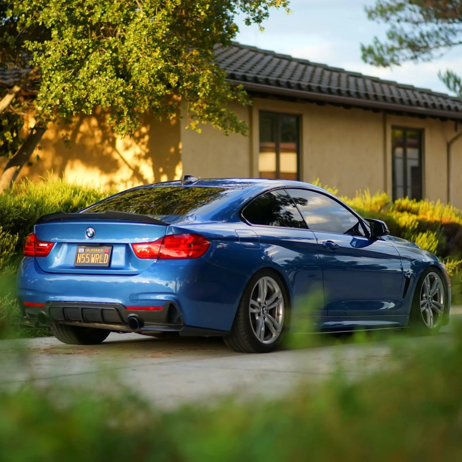 V Style Carbon Fiber Rear Canard Splitters - BMW F80 M3 & F82 / F83 M4