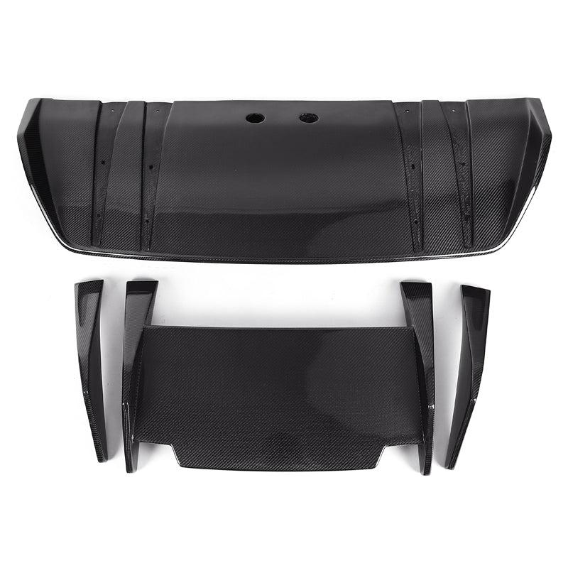 V Style Carbon Fiber Rear Diffuser - Audi R8 V10 Gen 2