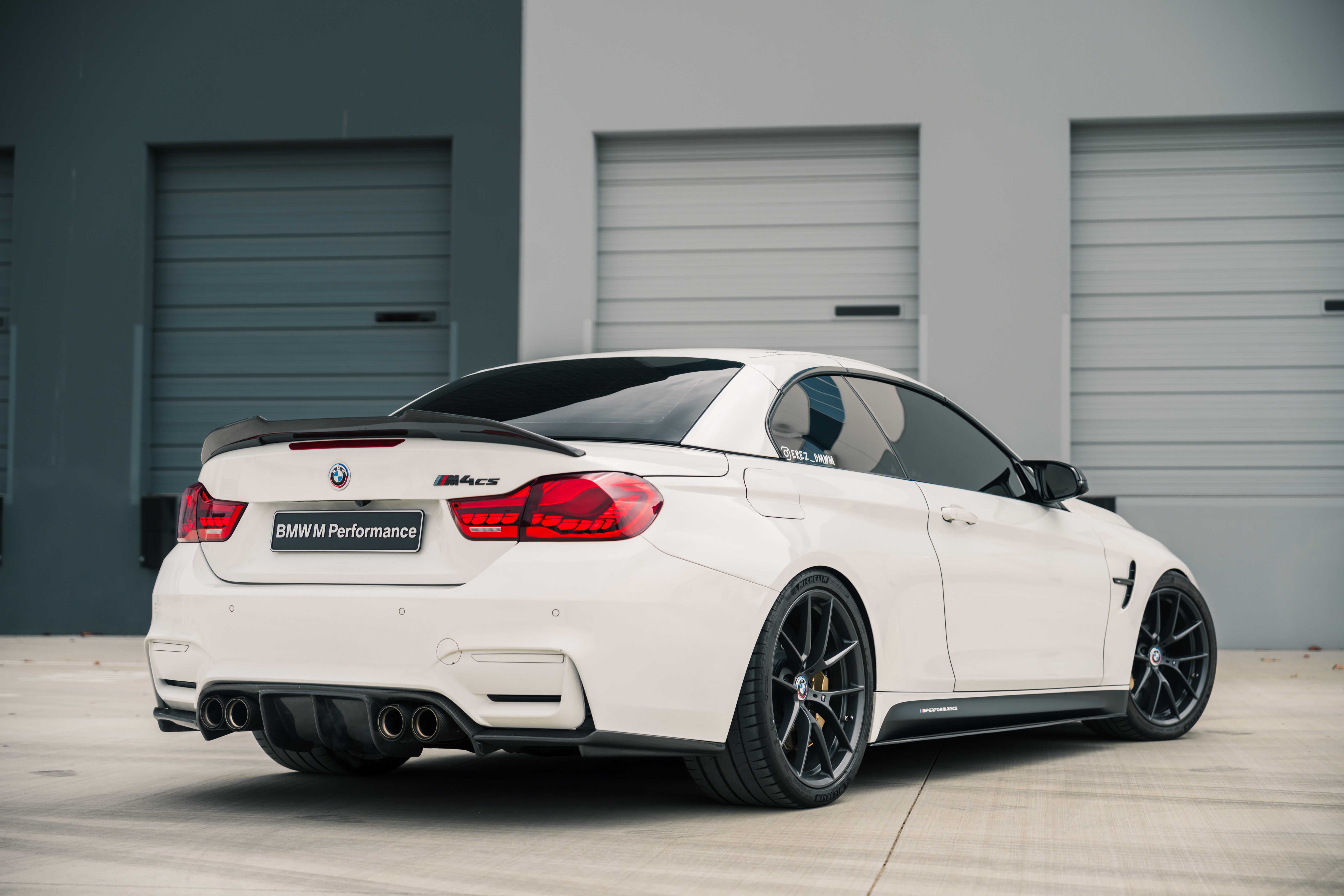 V Style Carbon Fiber Rear Diffuser - BMW F80 M3 & F82/F83 M4